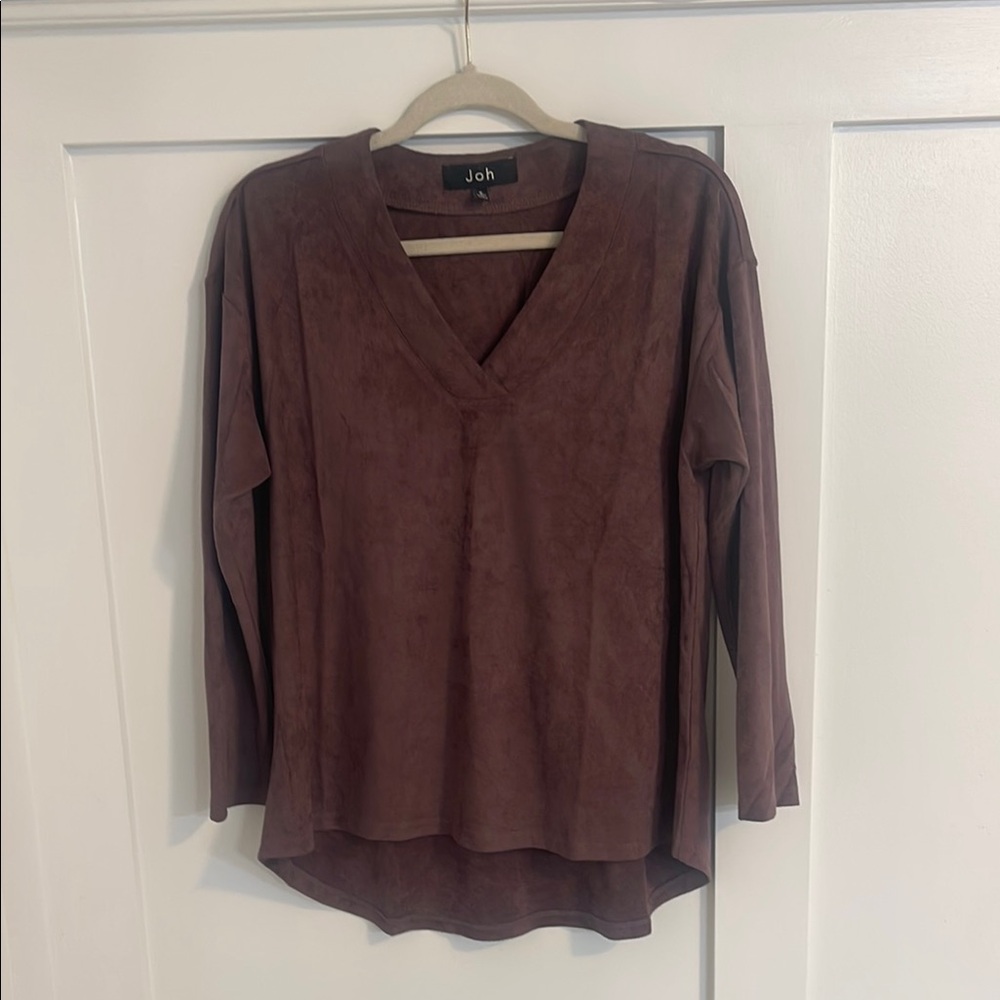 JOH V-Neck Tunic - Purplish color
